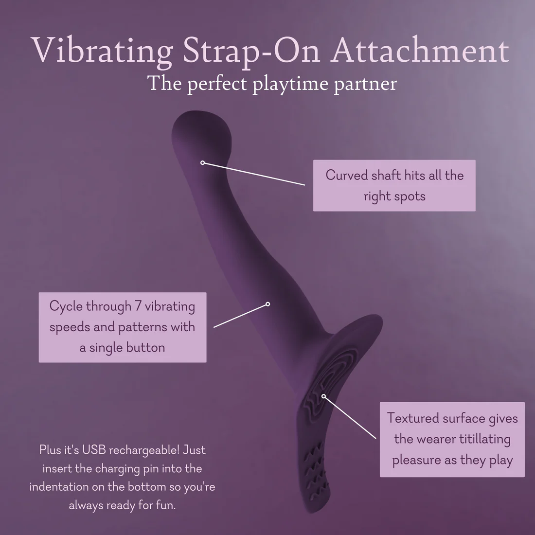 RGB - Vibrating Strap-On Attachment