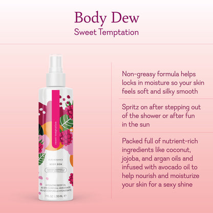 Body Dew - Hydrating Body Oil - Sweet Temptation