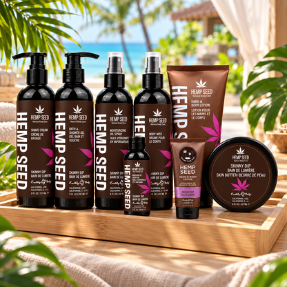 Hemp Seed Bath & Body Set - 8 piece