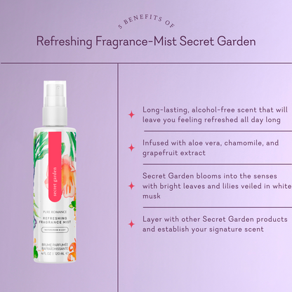 Kiss - Refreshing Fragrance Mist - Secret Garden