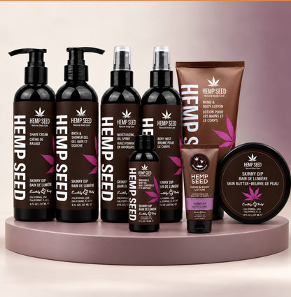 Hemp Seed Bath & Body Set - 8 piece