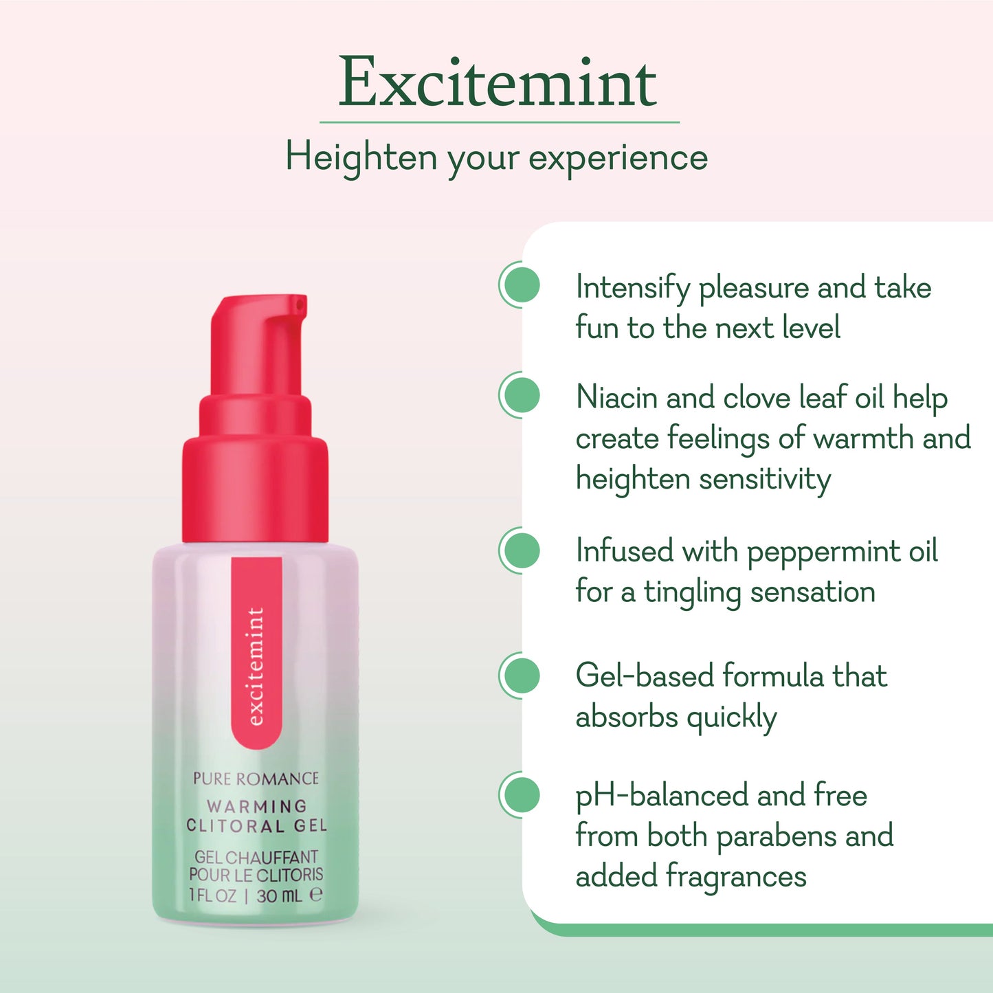 ExciteMint Enhancement Gel (Warming)